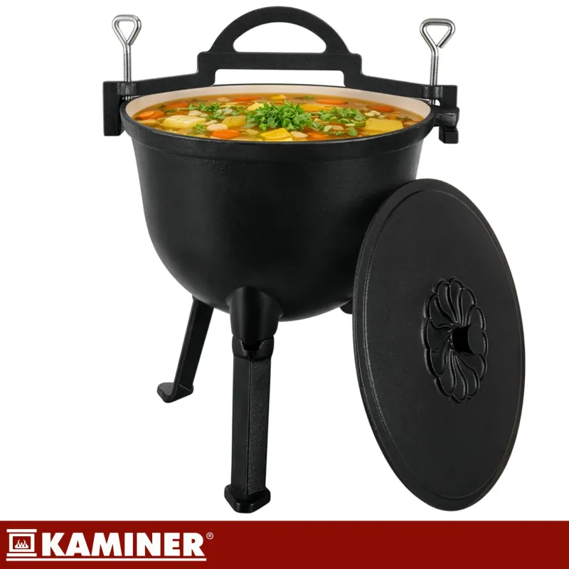 Емайлиран чугунен котел 10 л Kaminer