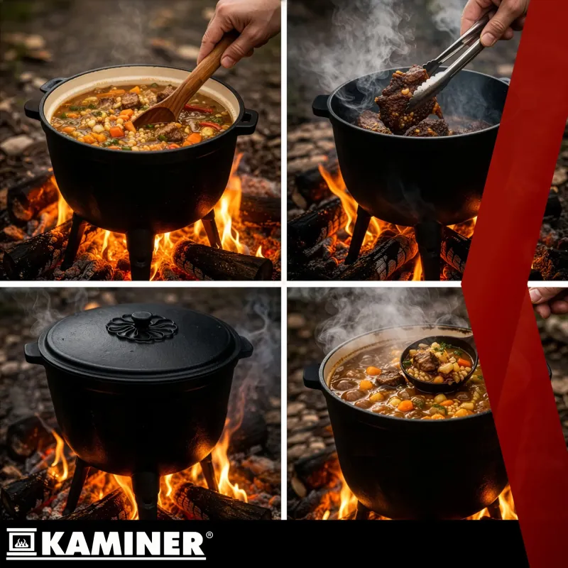 Емайлиран чугунен котел 8 л Kaminer
