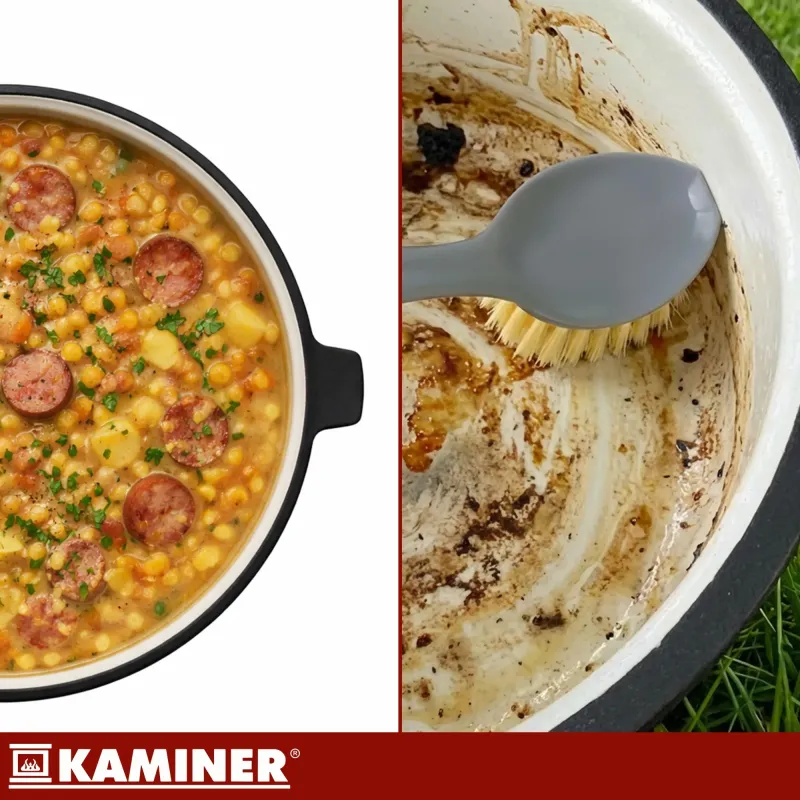 Емайлиран чугунен котел 8 л Kaminer