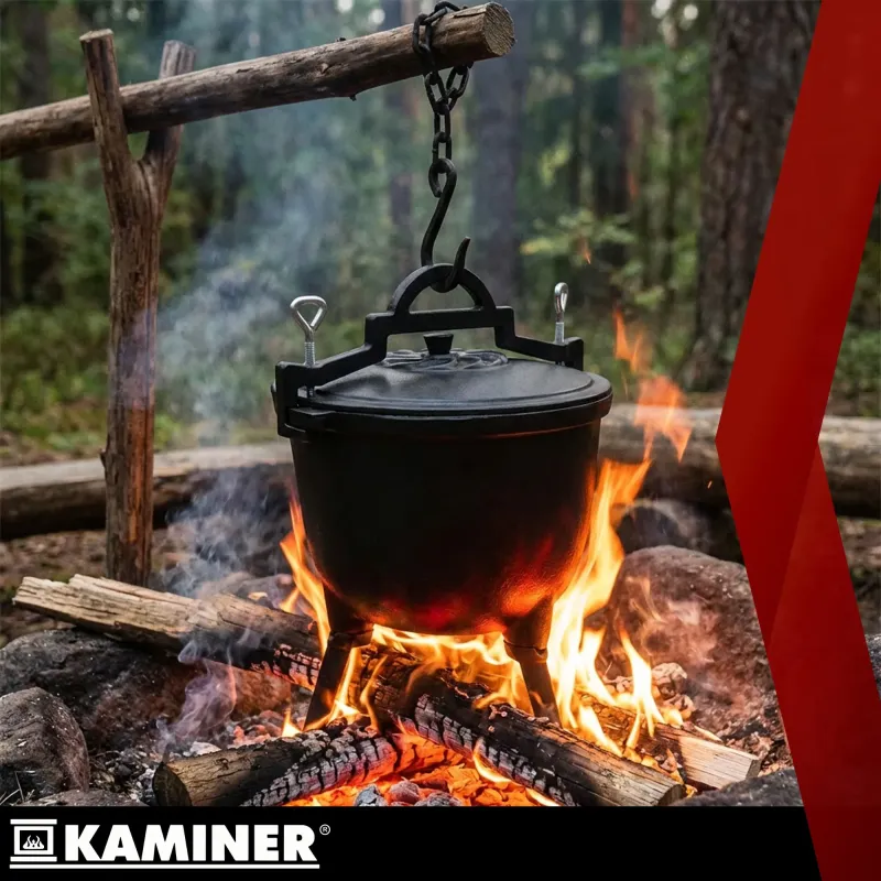 Емайлиран чугунен котел 8 л Kaminer