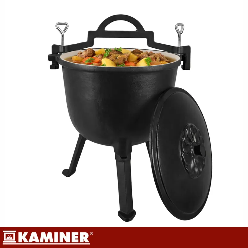 Емайлиран чугунен котел 8 л Kaminer