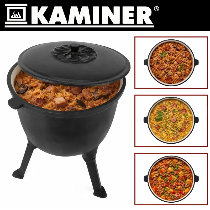 Емайлиран чугунен котел 8 л Kaminer