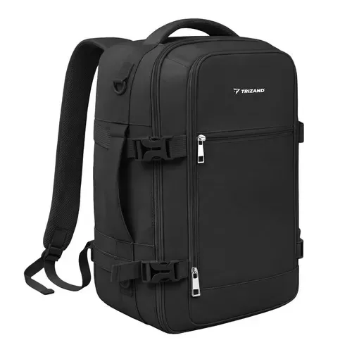 Туристическа раница 40x25x20 см, черна, Trizand
