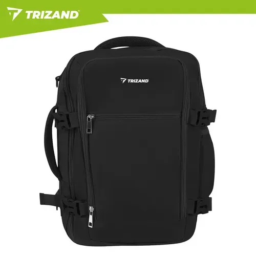 Туристическа раница 40x25x20 см, черна, Trizand