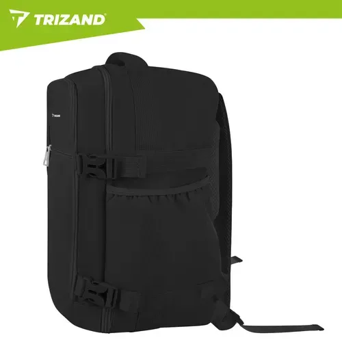 Туристическа раница 40x25x20 см, черна, Trizand