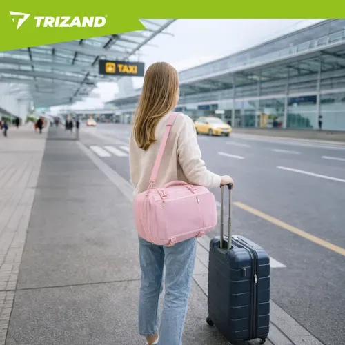 Туристическа раница 40x25x20 см, розова, Trizand