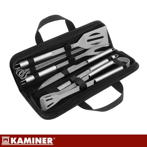 Комплект прибори за барбекю - 9 бр. Kaminer 27184