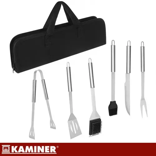 Комплект прибори за барбекю – 6 бр. Kaminer 27178