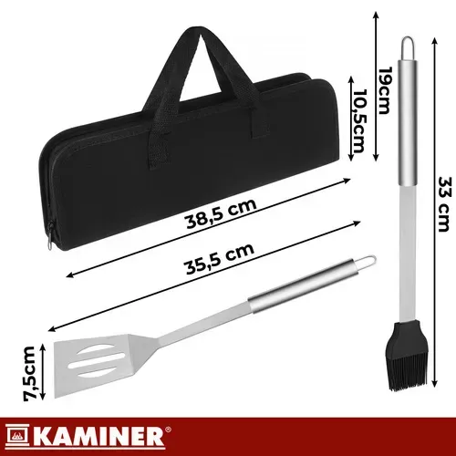 Комплект прибори за барбекю – 3 бр. Kaminer 27180