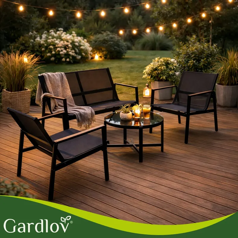 Комплект мебели за балкон – 4 части. Gardlov