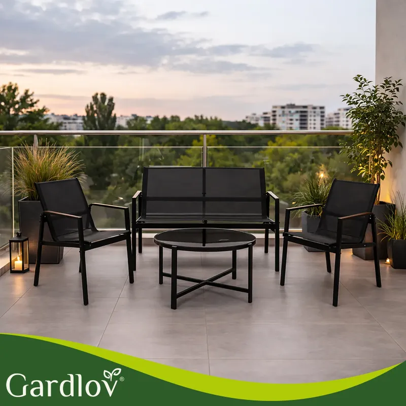 Комплект мебели за балкон – 4 части. Gardlov