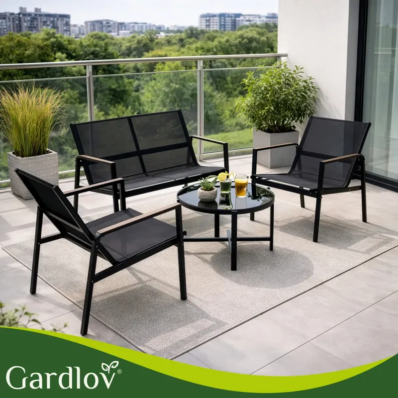 Комплект мебели за балкон – 4 части. Gardlov