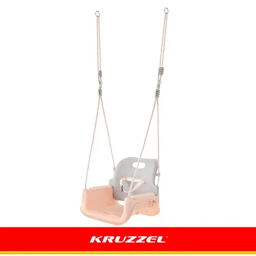 Детска люлка 3 в 1, сиво-бежова, Kruzzel