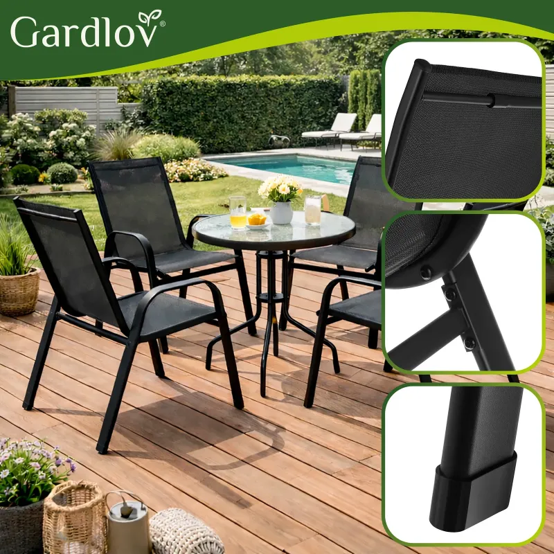 Комплект градински столове – 4 бр. Gardlov