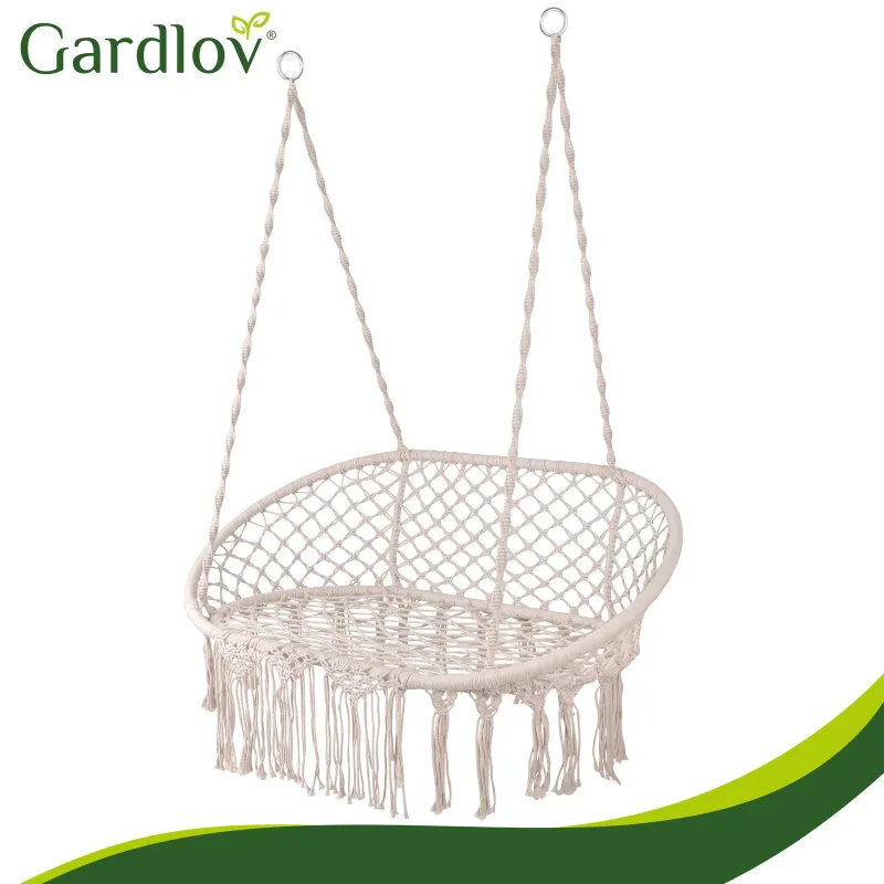 Двойна люлка „Щъркелово гнездо“ в кремав цвят от Gardlov