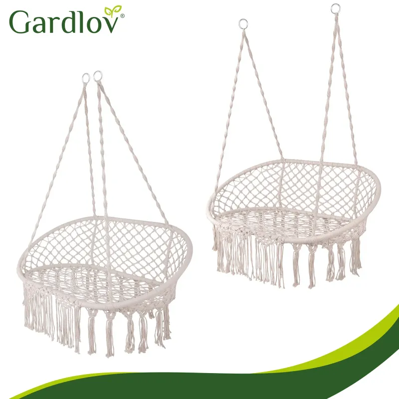 Двойна люлка „Щъркелово гнездо“ в кремав цвят от Gardlov