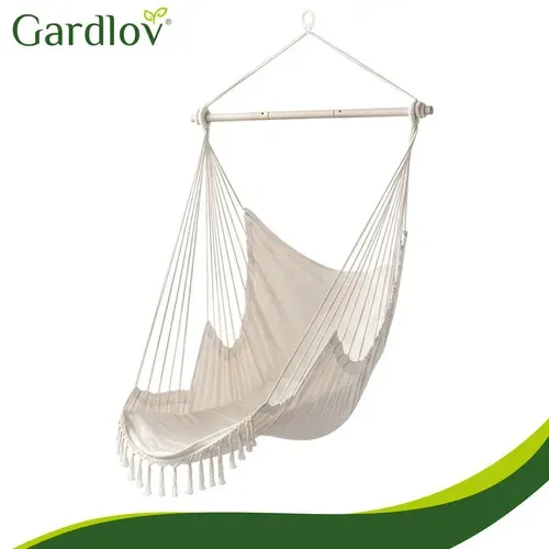 Люлка – висящо кресло 210 см, бежово, Gardlov