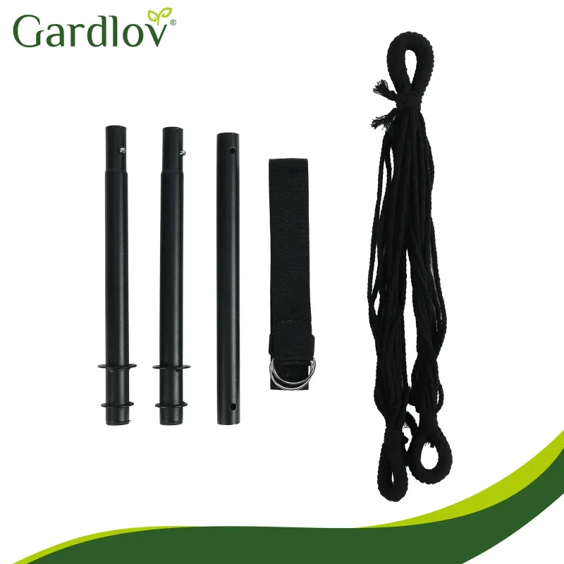 Люлка – висящо кресло 210 см, черно, Gardlov