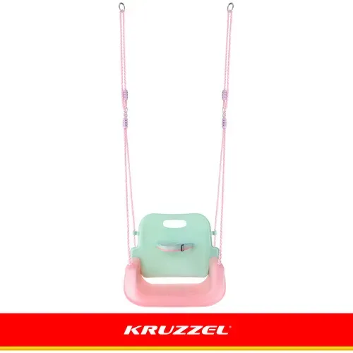 Детска люлка 3 в 1 в пастелни цветове Kruzzel