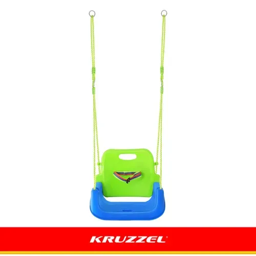 Детска люлка 3 в 1, зелено-синя, Kruzzel