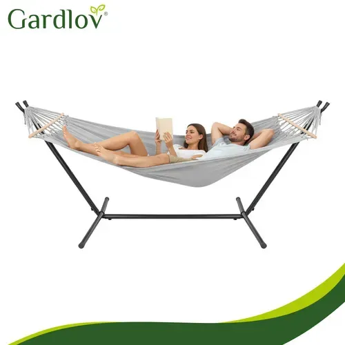 Градинско хамак 200x150 см Gardlov със стойка 27293