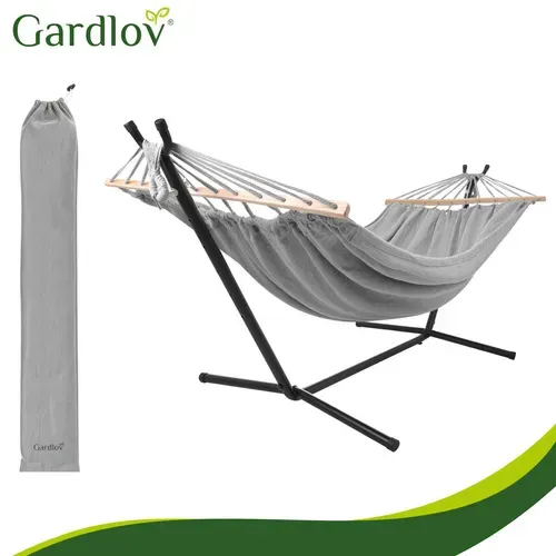 Градинско хамак 200x150 см Gardlov със стойка 27293