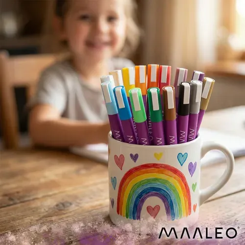 Акрилни маркери – комплект от 16 броя Maaleo 27051