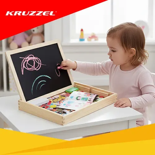 Двустранна образователна табло Kruzzel 25637