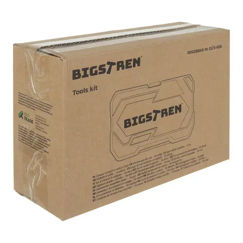 Комплект инструменти в куфар, 56 бр. Bigstren 26845