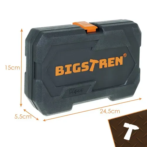Комплект инструменти в куфар, 56 бр. Bigstren 26845