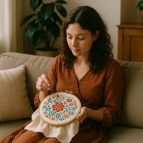 Mulina – комплект за бродерия, 100 цвята, 25724