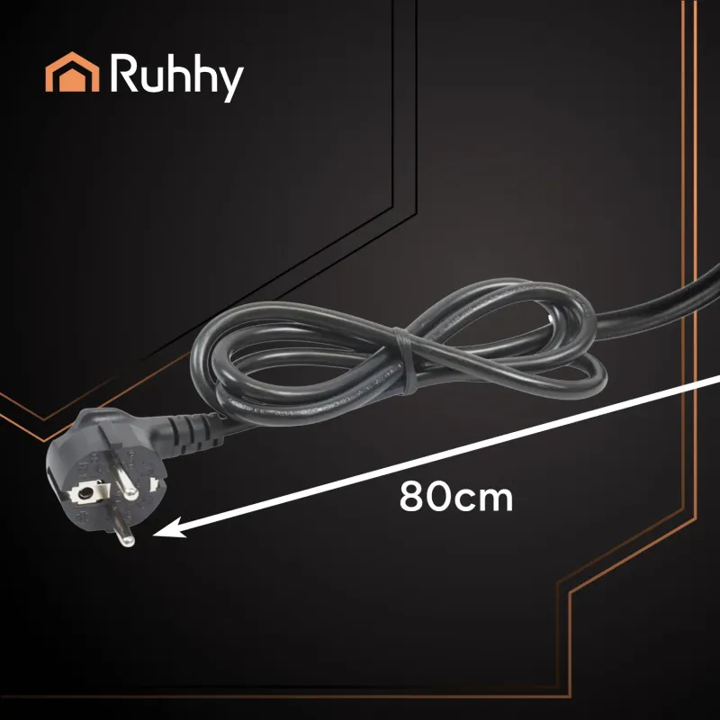 Черна машина за разпенване на мляко 400 W Ruhhy 26180