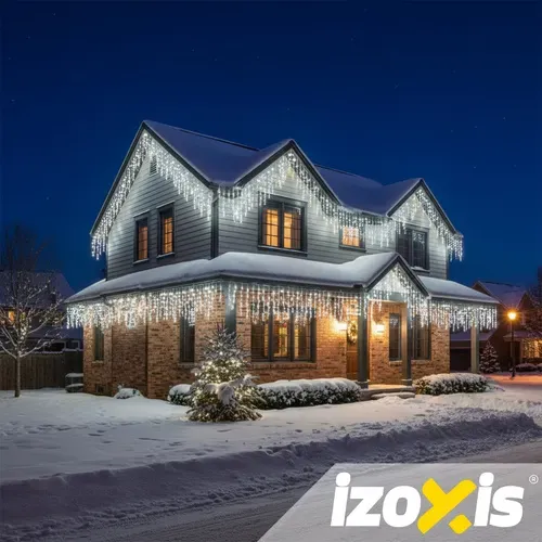 Външни лампи 500 LED, 22,5 м, студено бял цвят, Izoxis 26705