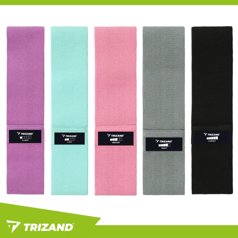 Комплект ластици за упражнения – 5 бр. Trizand 25877