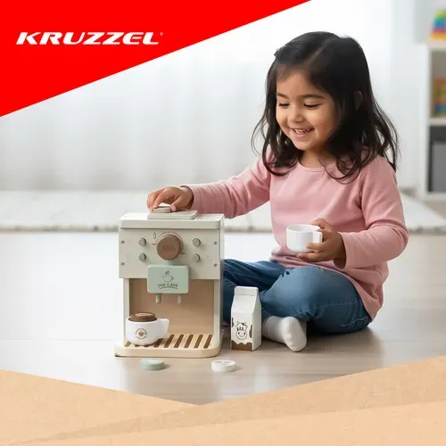 Дървена кафемашина за деца Kruzzel 26512