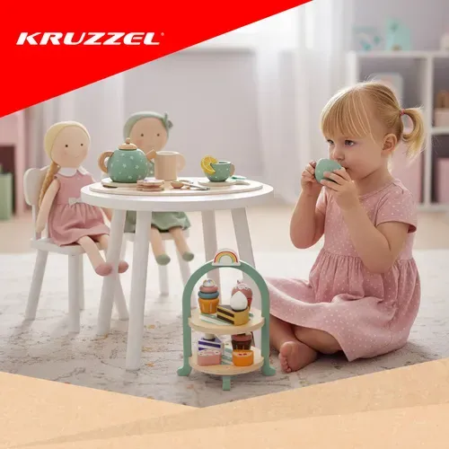 Комплект за чай за деца + поднос Kruzzel 26418