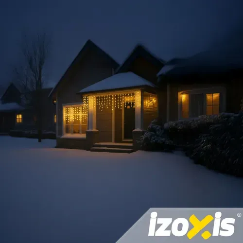 Външни лампи 100 LED, 4 м, Izoxis 26858