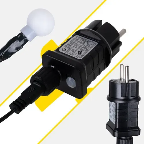 Коледни лампички – топчета, 300 LED, 30 м, Izoxis 26264