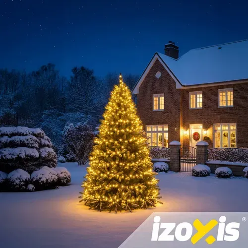 Коледни лампички – топчета, 300 LED, 30 м, Izoxis 26264
