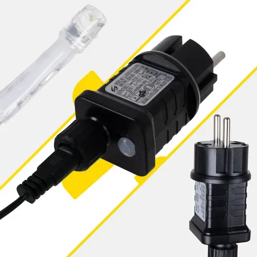 Външни лампи 500 LED, 22,5 м, топло бяло, Izoxis 23223