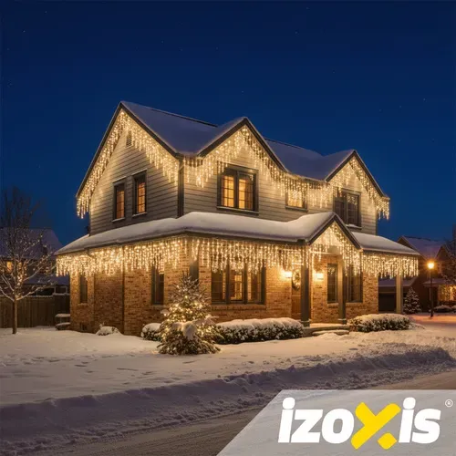 Външни лампи 500 LED, 22,5 м, топло бяло, Izoxis 23223