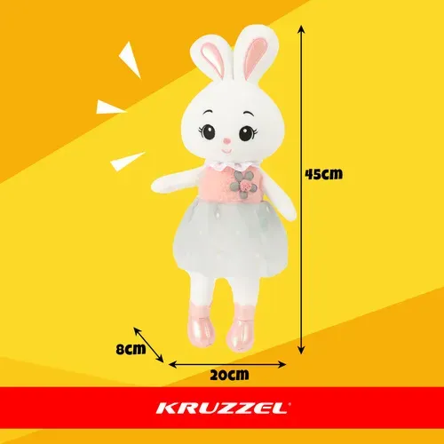 Плюшено зайче 45 см Kruzzel 26761