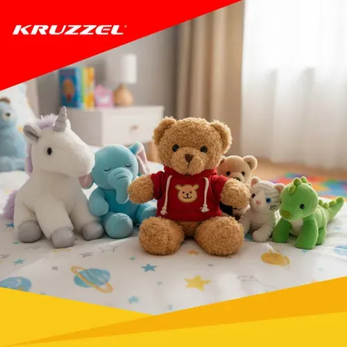 Плюшена мечка 30 см Kruzzel 26760
