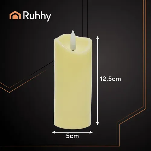 Свещ/LED-патрон 12,5x5 см, 4 бр. Ruhhy 26485