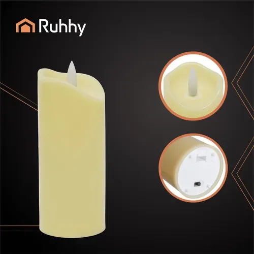 Свещ/LED-патрон 12,5x5 см, 4 бр. Ruhhy 26485