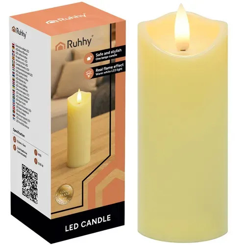 Свещ/LED-патрон 12,5x5 см, 1 бр. Ruhhy 26484