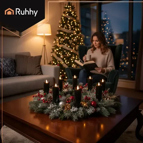 LED свещи, 12 броя, 15 см, Ruhhy 26382