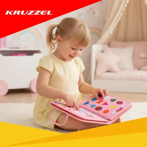 Играчка за развиване на фините моторики – розова Kruzzel 26880