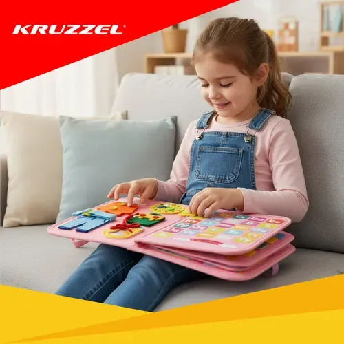 Играчка за развиване на фините моторики – розова Kruzzel 26880