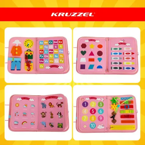 Играчка за развиване на фините моторики – розова Kruzzel 26880